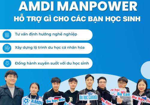 AMDI Manpower hỗ trợ được gì cho các bạn học sinh trên hành trình chinh phục ước mơ du học?