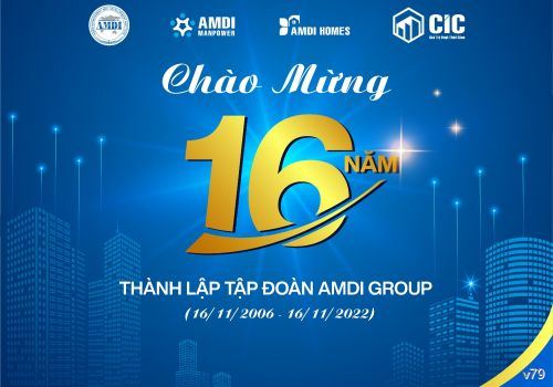 CHÀO MỪNG 16 NĂM NGÀY THÀNH LẬP AMDI GROUP